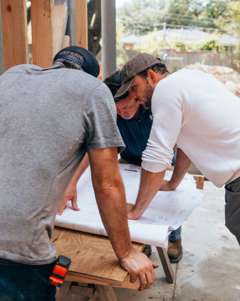 workers planning project